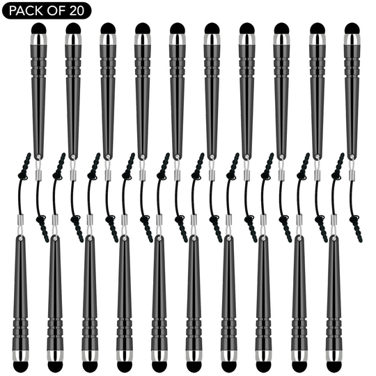 (10 Pack) iSOUL Stylus Capacitive Touch Pen Stylus [3.5 Jack] for Smartphone, Mobile, Phone, Notebook, Tablet, iPhone, iPad, iPod, Car Navigation syst