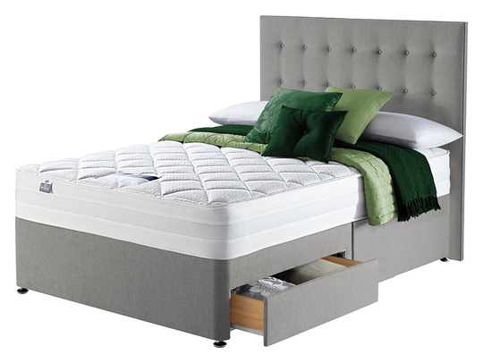 Silentnight Knightly 2000 Memory Superking 2 Drawer Divan