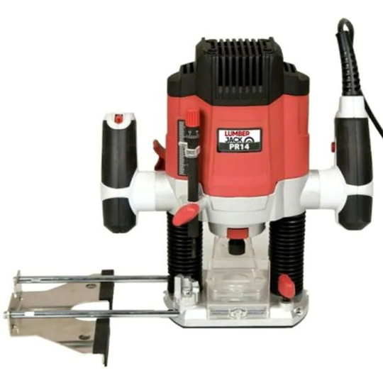 Lumberjack 1/4" Plunge Router with Variable Speed & Fine Height Adjustment