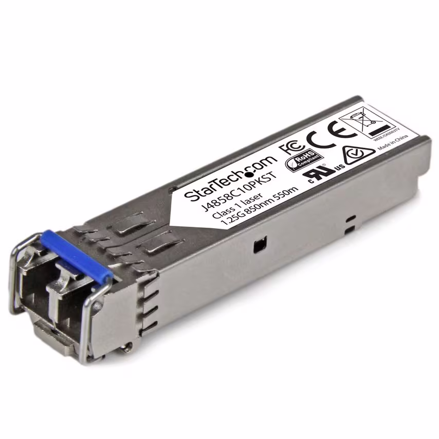 StarTech.com HP J4858C Compatible SFP Transceiver Module - 1000BASE-SX- 10 Pack