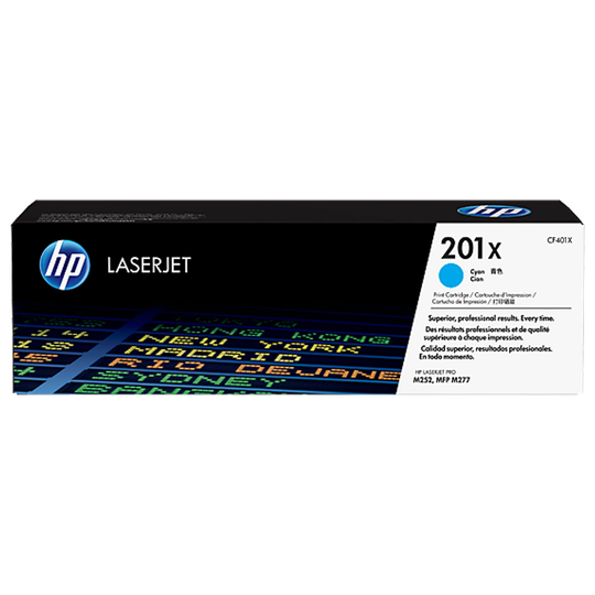HP HP 201X Cyan High Yield Toner 2.3K pages for HP Color LaserJet Pro M252/M274/