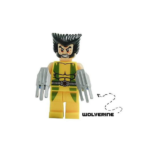 (Wolverine) Marvel Avengers Mini Figures Fit Lego SuperHeroes