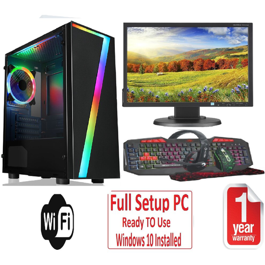 Fast Gaming PC Bundle - i5 16GB RAM 1TB GT710 2GB - WiFi - WARRANTY - CASE 7