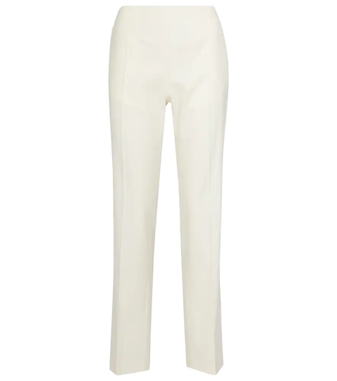 High-rise slim pants