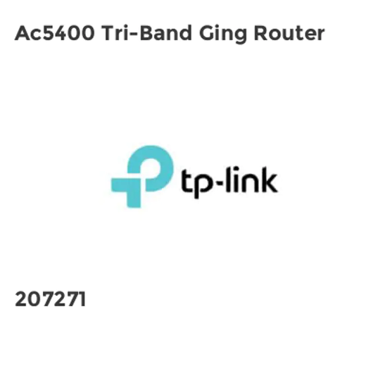 TP-Link Ac5400 Tri-Band Ging Router