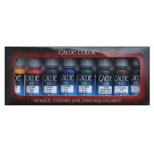 Val72296 - Av Vallejo Game Color Set - Games Ink (x8)