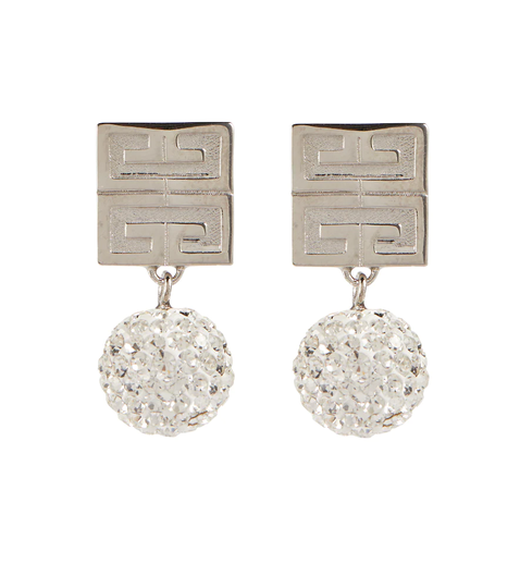 4G crystal earrings