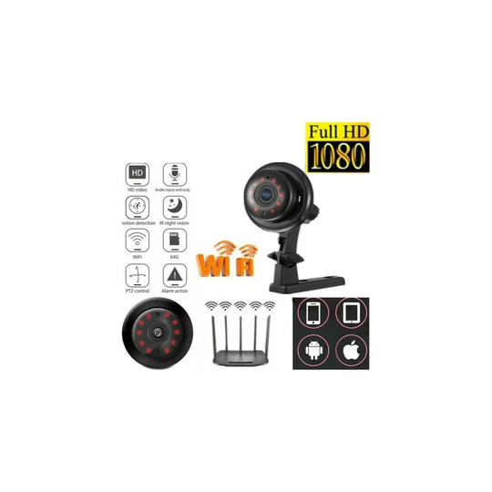 1080P Mini WIFI IP Camera Wireless In/outdoor CCTV Smart Home Security IR Cam UK