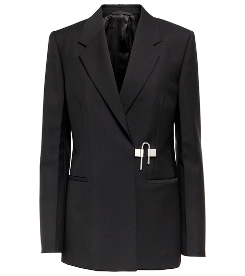 Wool and mohair blazer