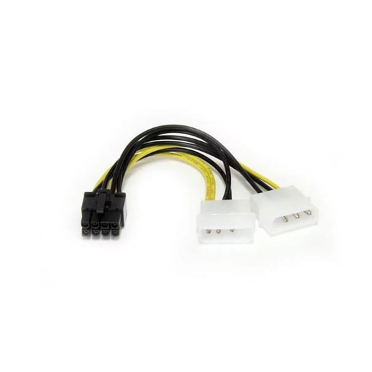 Startech 6in LP4 to 8 Pin PCIE Video Cable- you get 24