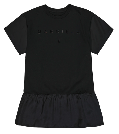 Logo cotton T-shirt dress