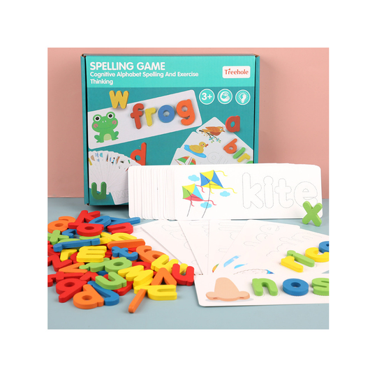 SPELLING GAME Kids Early Education 26 English Letters Cognitive Enlightenment Toys