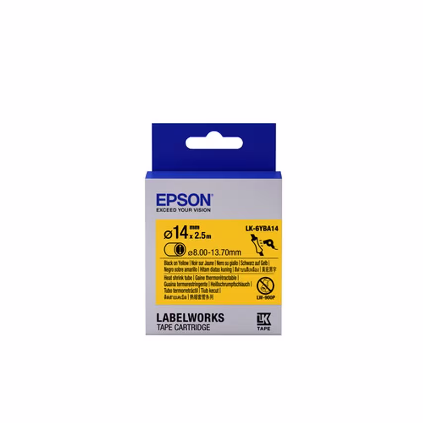 Epson Tape - Lk-6Yba14 Hst Blk-/Yell- you get 3