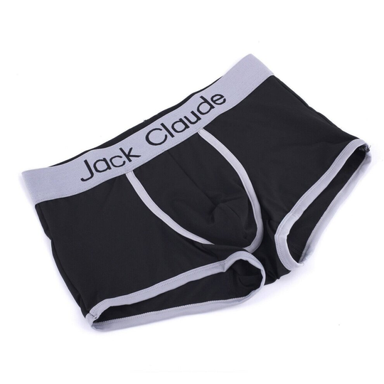 (Black, M) Mens Jack Claude No Odour Briefs Boxers Underpants Trunks