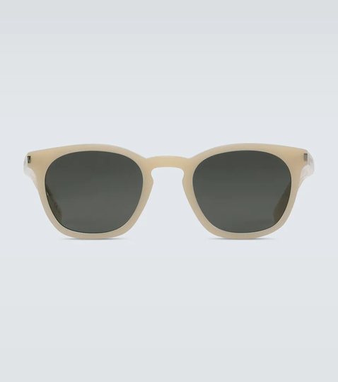 Square-frame acetate sunglasses