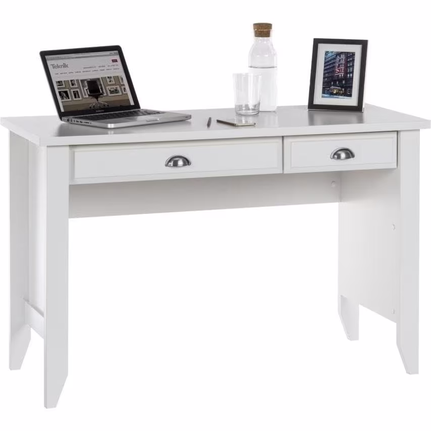 Teknik Soft White Laptop Desk