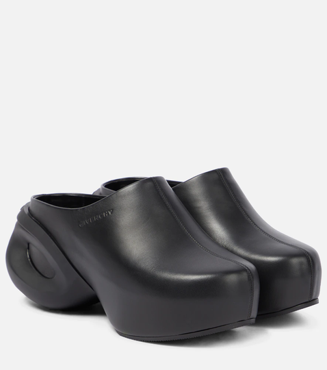 G leather clogs