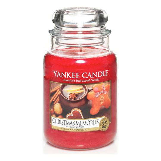 Yankee Candle Large Jar Candle, Christmas Memories