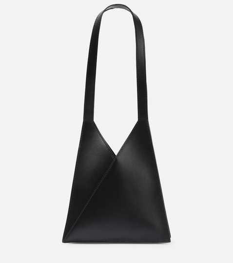 Japanese Small leather tote bag