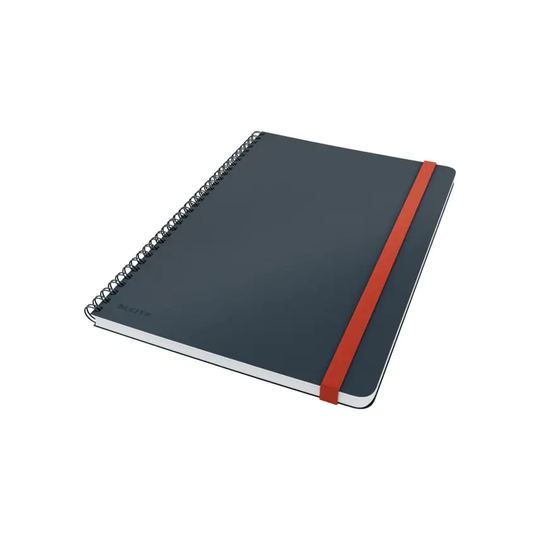 Leitz Cosy Notebook Soft Touch Ruled, Wirebound Velvet Grey
