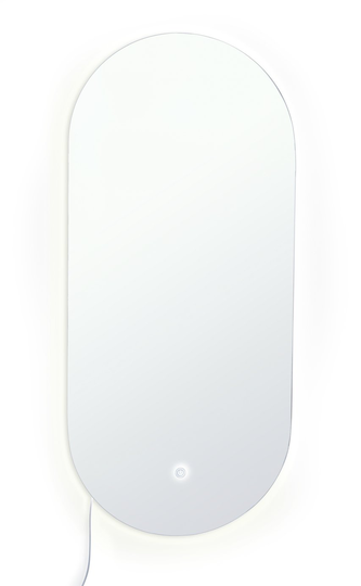 Habitat Large Vertical Backlight LED Mirror - White