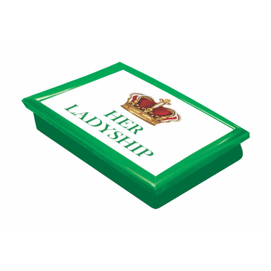 (Her Ladyship) Laptray Cushion Bean Bag Lap Tray Food Serving
