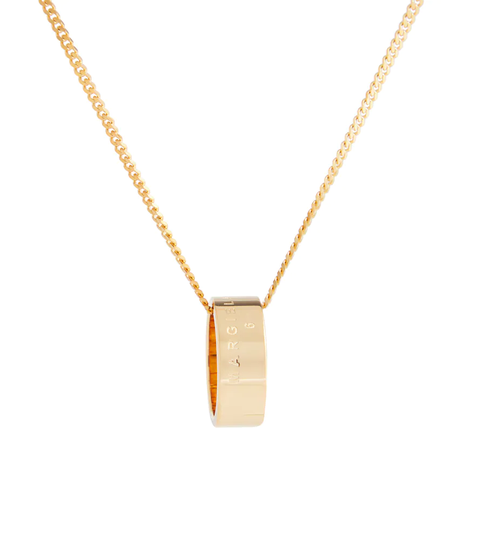 Ring charm necklace