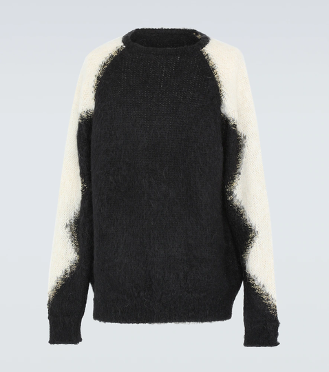 Oversized mohair-blend sweater