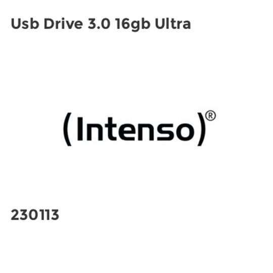 Intenso Usb Drive 3.0 16gb Ultra