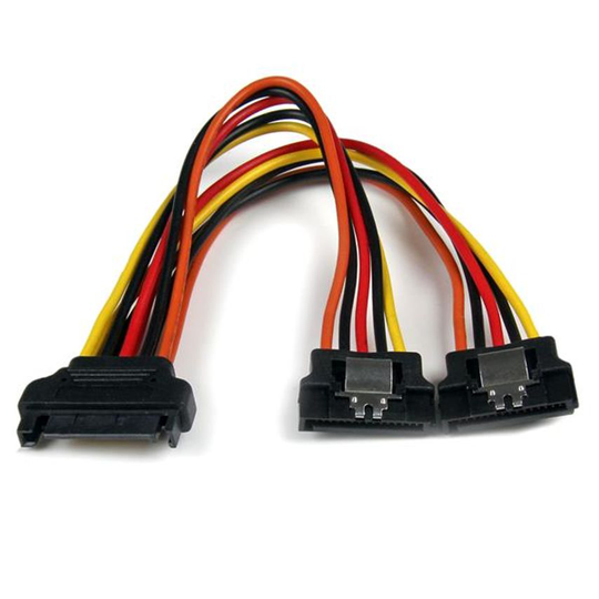 Startech 6in Latching SATA Power Y Adapter
