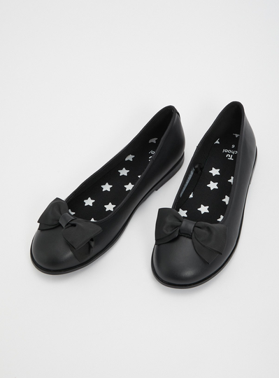 Black Micro-Fresh Ballerina Shoes - 5