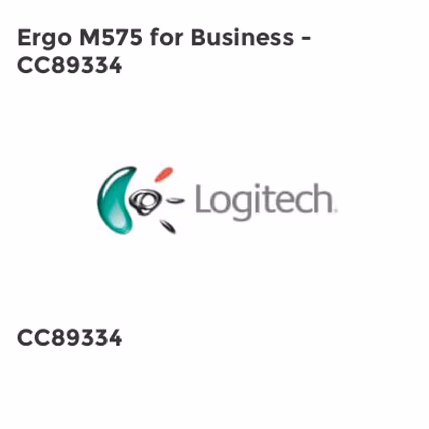 Logitech Ergo M575 for Business - CC89334- you get 3