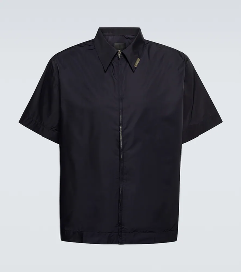 Technical zipped shirt