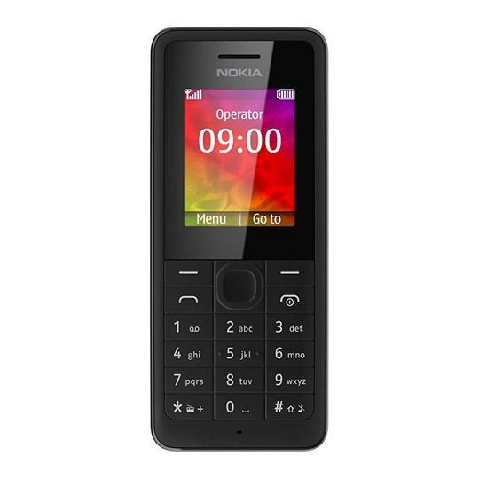 (Unlocked, Black) Nokia 106 Mobile Phone