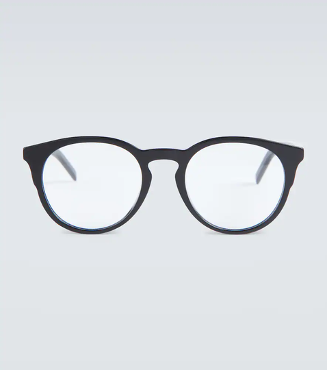 Round acetate glasses