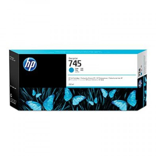 HP HP 745 Cyan Standard Capacity Ink Cartridge 300ml - F9K03A