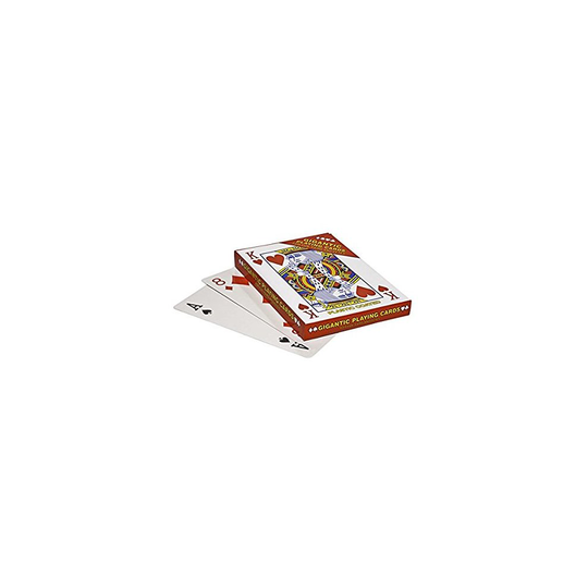 Giant Novelty Playing Cards Ideal For Fun Fairs and Fetes 17cm x 12cm