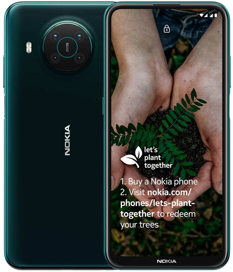 SIM Free Nokia X10 5G 64GB Mobile Phone - Green