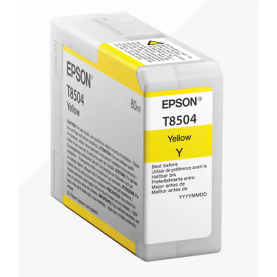 Epson Epson T8504 Yellow Ink Cartridge 80ml - C13T850400