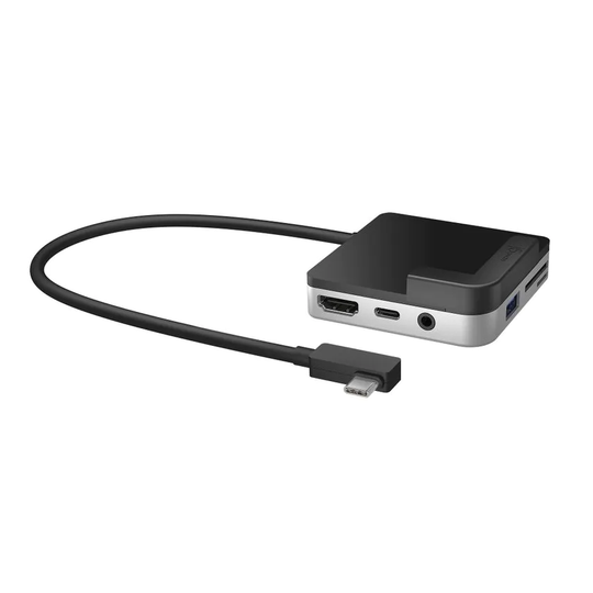 J5 Create JCD612 USB-C to 4K 60 Hz HDMI Travel Dock for iPad Pro