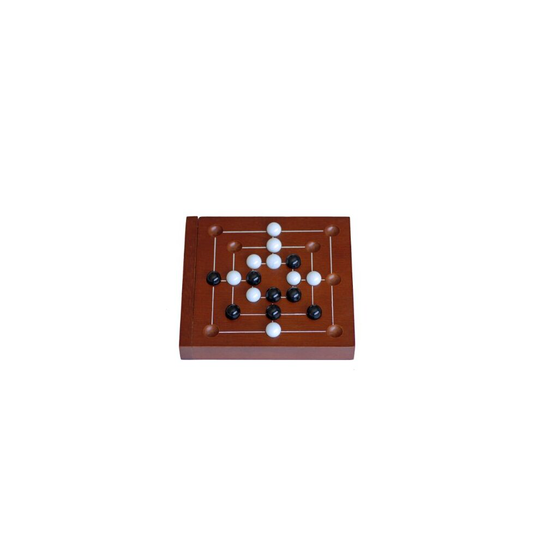WE Games Nine Mens Morris - 5 inch Travel Size