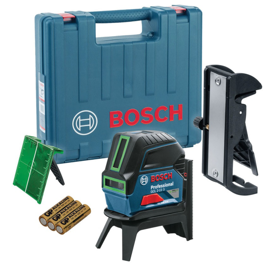 Bosch GCL 2-15G Professional Combi Laser Level Green with Rotating Mount RM1 in