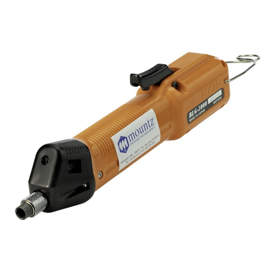 Mountz BLG-5000X Electric Driver (1/4 F/Hex) (20 - 150 cNm