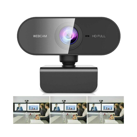 For Windows Mac PC Laptop Full HD Webcam with Microphone Videoconference Camera