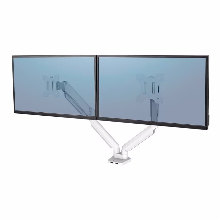 Fellowes Platinum Series Dual Monitor Arm White 8056301