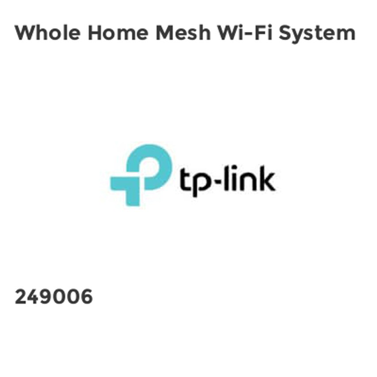 TP-Link Whole Home Mesh Wi-Fi System
