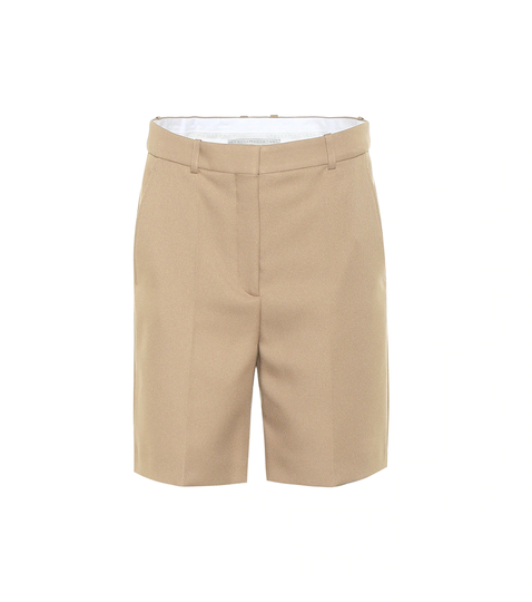 Amber high-rise Bermuda shorts