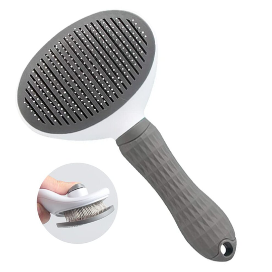 Pet Fur and Lint Remover Brush, Pet Dog Cat Self-cleaning Soft Brush