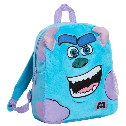 (One Size) Disney Sulley Backpack Kids School Bag Monsters Inc Bag Plush Travel Bag Cushion