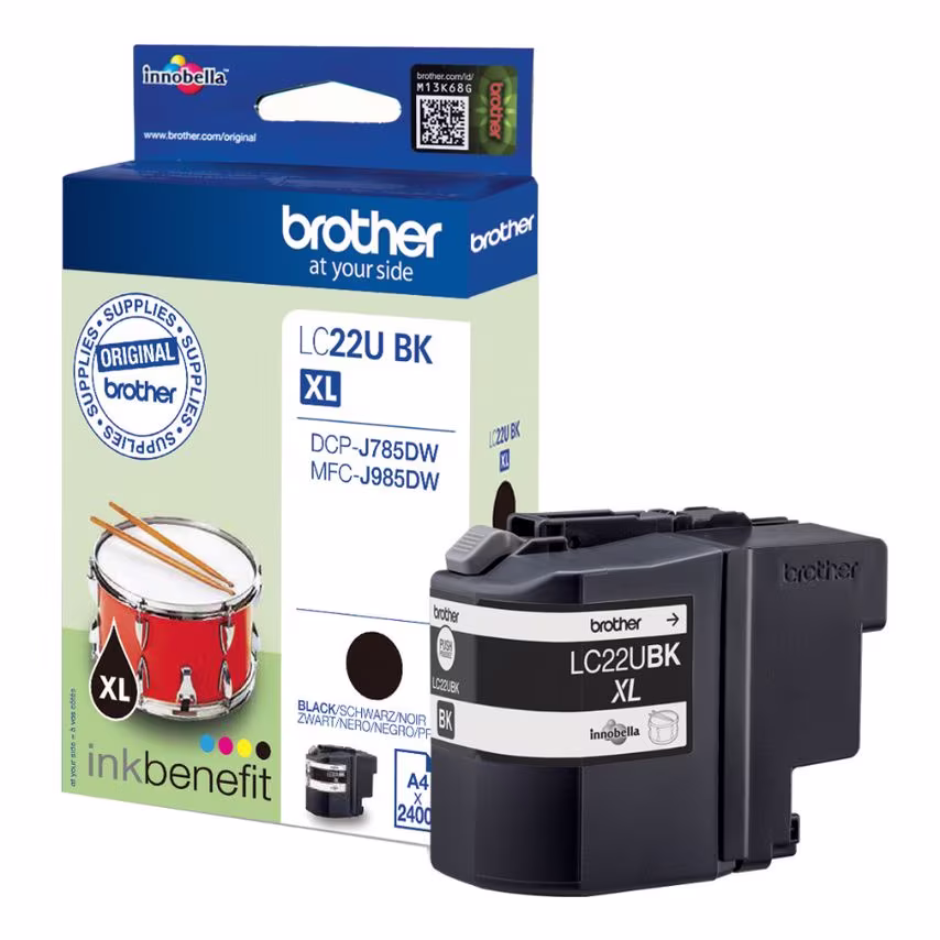 Brother Brother Black Ink Cartridge 58ml - LC22UBK